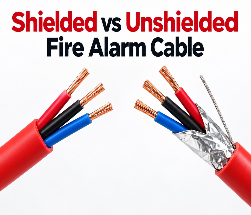 Shielded vs. Unshielded Fire Alarm Cable: How to Choose the Right Type